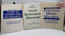 Vintage Peter Dickinson Retirement Booklet Lot Guide Worry Free Money Machine picture