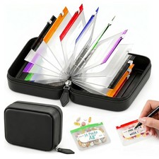A8 Pill Pouch Set Waterproof Travel Pill Organizer 14 Day Pill Pouches Portable picture
