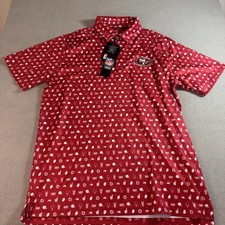 NWT Antigua San Francisco 49ers Niners NFL Football Red Polo Golf Men’s Medium picture