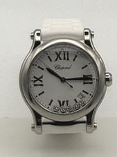 Chopard Happy Sport 36mm.  White and Black Rubber Straps 8582 picture
