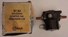 NOS 1950-1970s NAPA Echlin Solenoid Grounded SW 12V ST82 Ford & Mercury 50-70s picture