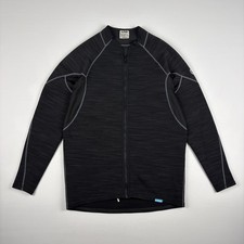 NRS HydroSkin 0.5mm Neoprene Jacket Mens XL Full Zip Paddling Wetsuit Top Black picture