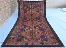 Afghan Baluchi Handmade Rug. Unique Vintage Rug. picture