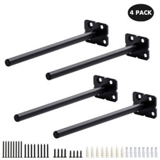 Floating Shelf Brackets 8 Inch 4-Pack Heavy Duty Invisible Wall Mount Support picture