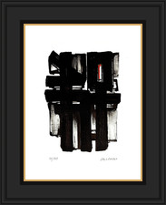 Pierre Soulages, Lithographie No.2, Lithograph, Numbered picture