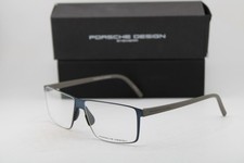 NEW PORSCHE DESIGN P'8308 C BLUE GREY GUNMETAL AUTHENTIC EYEGLASSES 57-14 picture