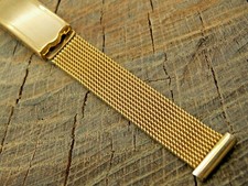 JB Champion NOS Vintage Unused Gold Plate Deployment Clasp Watch Band 13mm picture