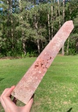 Extra Large Pink Amethyst Tower/Obelisk picture