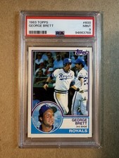 1983 Topps - George Brett #600 PSA 9 Mint HOF Royals picture