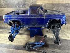 Traxxas T-Maxx Monster Truck Roller Slider Chassis w/ Servos Parts/project As-is picture