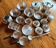 Vintage (1960's) Aluminum Tea Cooking Set CREATIVE PLAYTHINGS ITALY picture
