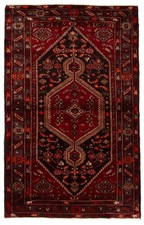 Vintage Hand-Knotted Area Rug 4'8