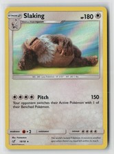 Slaking Holo Rare Detective Pikachu 18/18 LP picture