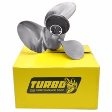 Turbo Boat Propeller TT142519L | OMC LH 14 1/4 x 19P Stainless picture