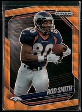 2025 Panini Prizm Black Rod Smith Orange Wave /60 Denver Broncos picture