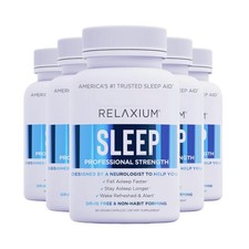 5-Pack Relaxium Sleep Natural Dietary Supplement for Better Sleep (300 Capsules) picture