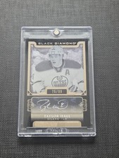 2015-16 Upper Deck Black Diamond - Taylor Hall #BDB-TH Pure Black Signatures /99 picture