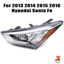 For 2013 2014 2015 2016 Hyundai Santa Fe Headlight Headlamp Left Driver Side LH picture