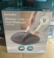 Homedics Shiatsu+Air Foot Massager with Heat  fits feet up to Men's Size 13 new picture