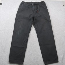 Gramicci Original Freedom Mens Pants Black Cotton Climbing Hiking Belted Size L picture