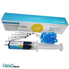HEXA Dental BLUE ETCHING GEL 50 mL + 4 Empty Syringes + 50 Tips picture