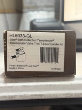 Brizo Litze HL6033-GL Luxe Gold Thermostatic Trim T-Lever Handle Kit picture