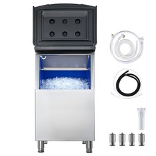 Uimoso Commercial Storage Bin 250lbs Capacity Stainless Steel Ice Bin picture