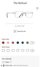 New Silhouette Rimless Eyeglass Frames The Refined 5593 PZ Color 6660  picture