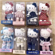 Sanrio Genuine Hello Kitty Long Legs Kawaii y2k Plush Keychain Doll Toy Figure picture