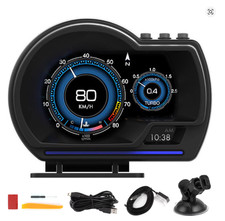 OBD2 HUD Gauge GPS HeadS Up Digital Display Speedometer Turbo Alarm Auto for Car picture