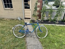 1960 Schwinn Corvette 26” 3 Speed Vintage Bicycle Cruiser Radiant Blue picture