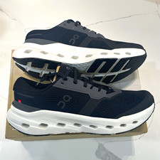 On Cloudrunner 3 Black/Ivory Low Top Lace Up Running Sneaker M 3MG10071430 NEW picture