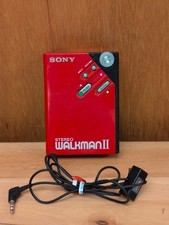 SONY WM-2 Walkman II Portable Cassette Player Red Edition - Read Description picture