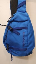 Patagonia Atom 8L Sling Bag Backpack Pack Polyester Zip Blue Unisex Hiking picture