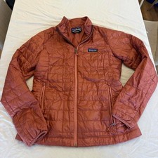 Patagonia Nano Puff Women's Quilted Jacket Size Small Rust Terracotta picture
