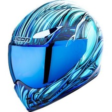 Icon Domain Helmet Full Face - Nouveau Blue - Adult Size 2XL 0101-18535 picture