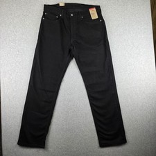 Levi's 559 Jeans Mens 36x34 Black Relaxed Straight Stretch Denim NWT picture