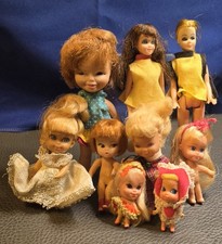 Lot of Vintage 1960s Liddle Kiddles And Other Small Vintage Dolls picture