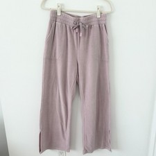 JoyLab Dusty Pink Wide Leg Sweatpants Women's Size M Cotton Blend picture