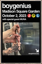 BOYGENIUS | MUNA Madison Square Garden NYC Tour 2023 Ltd Ed New RARE Poster picture