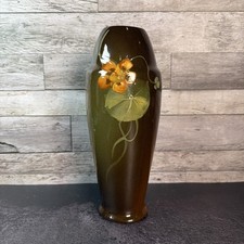 Antique Late 19th/Early 20th Century JB Owens utopian Line Art Pottery Vase picture