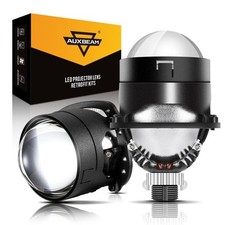 AUXBEAM 2.5inch Projector LED Fog Lights 6000K White Hi/Low Beam Driving Lamp picture
