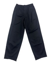 vtg 80s 90s Bugle Boy 30x30 Black Pants Trousers High Waiste Pleated Relaxed picture