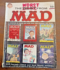 1958 Vintage The Worst From MAD #1 - All Stickers and Record Labels Included picture