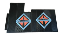 International Trucks 9000 Series Front Set of Rubber Floor Mats 9200, 9400, 9900 picture