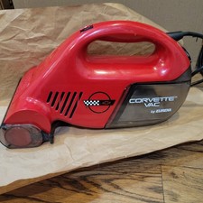 Eureka Chevrolet Corvette Vac Model 52 Handheld Vacuum Cleaner red , Rinsed picture