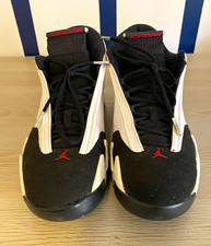 Jordan Air Jordan 14 Retro Black Toe Men’s Mid Top Sneaker 2014 487471-102 picture