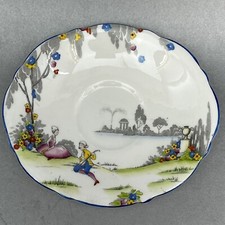 Paragon Star Over Antique Gainsborough Bone China Saucer￼Orphan UK BX13 picture