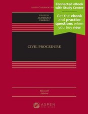 Civil Procedure: [Connected - Hardcover, by Stephen C. Yeazell; - Very Good i picture