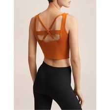 NWOT - Mango Wrap Back Crop Top picture